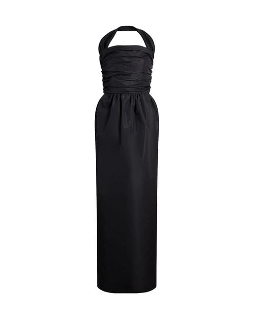 Patou Black Bow-Detail Dress