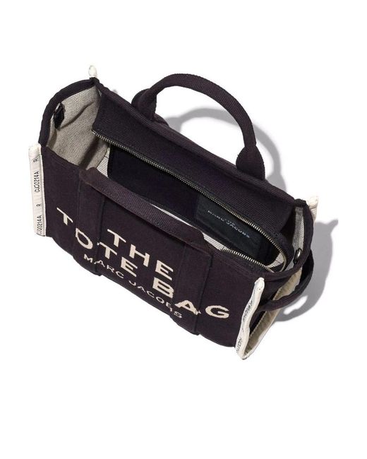 Marc Jacobs Black The Jacquard Small Tote Bag