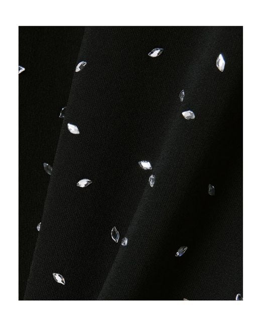 Altuzarra Black Geordie Crystal-Embellished Jersey Midi Dress