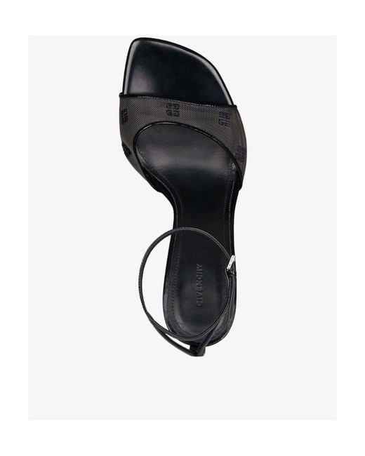 Givenchy White 4G Mesh Stitch Sandals