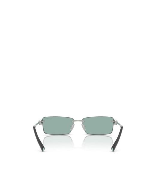 Tiffany & Co Metallic Rectangular Sunglasses