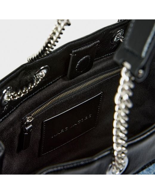 Marc Jacobs Blue Denim Chain-Link Handbag