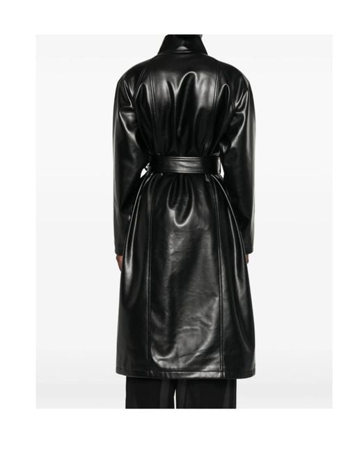Frankie Shop Black Long-Sleeved Coat