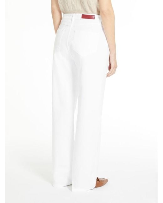 Max Mara White Giuria Jeans