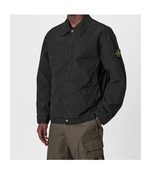 Stone Island Black Light Compact Jacket for men