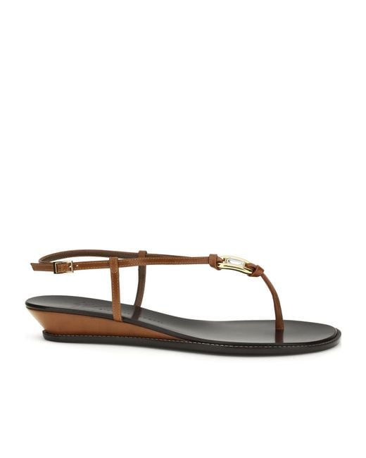 Giuseppe Zanotti Brown Amhelia Wedge Heeled Sandals
