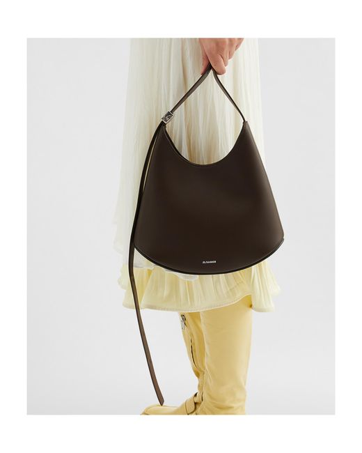 Jil Sander White Eldorado Small Shoulder Bag