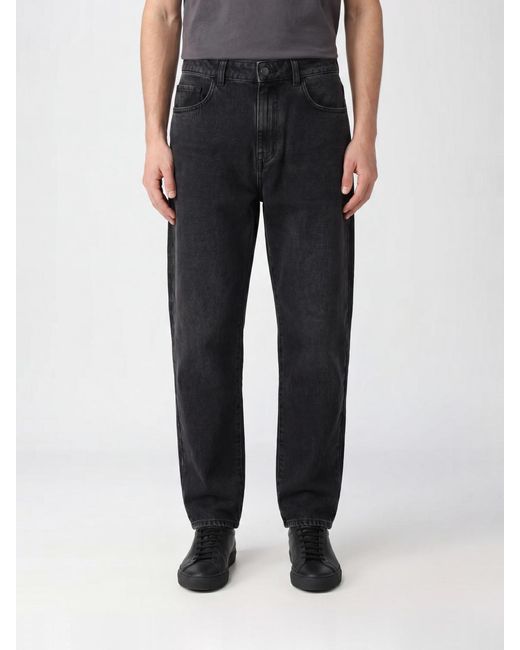 Canali Black Tapered Jeans for men