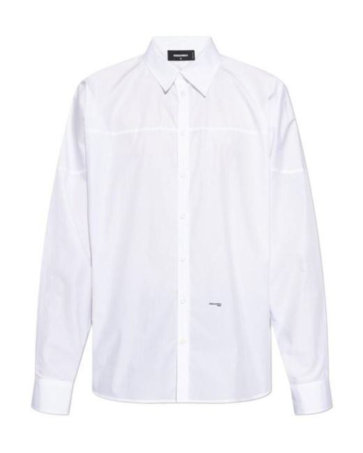 DSquared² White Football Shirt for men
