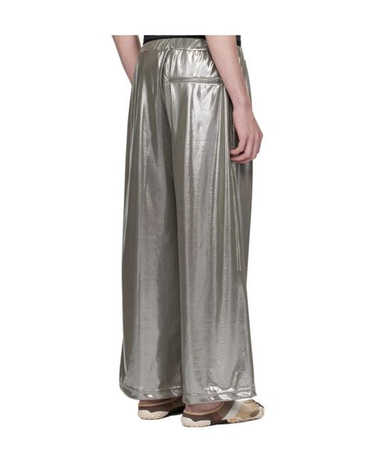 Doublet Gray Wide-Leg Casual Pants for men