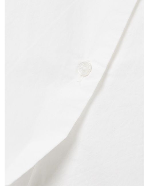 Nili Lotan White Alban Button-Down Shirt