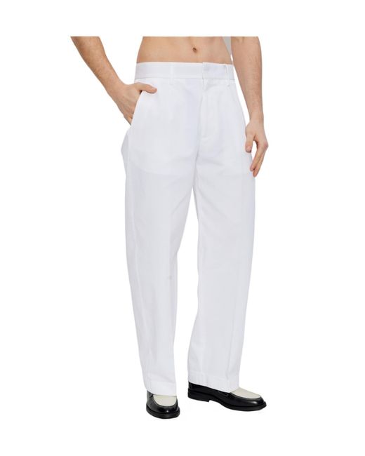 DSquared² White Monkey Business Snatch Pants for men