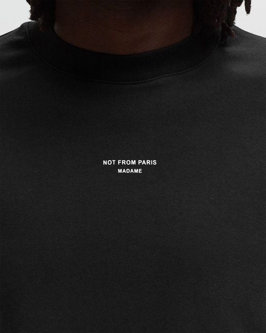 Drole de Monsieur Black Drôle De Monsieur Le Slogan Classique T-Shirt for men