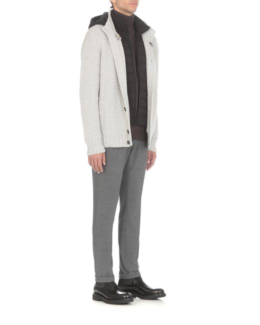 Fay Gray T-Button Knitted Cardigan for men