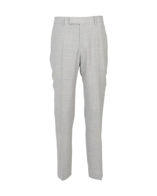 Boss Gray Belt Loop Casual Pants for men