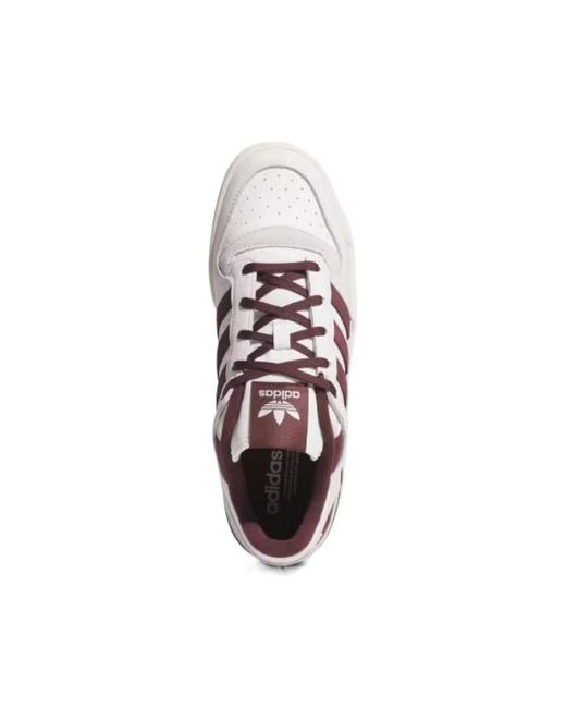 Adidas Originals Pink Forum Low Cl Lace-Up Sneakers for men