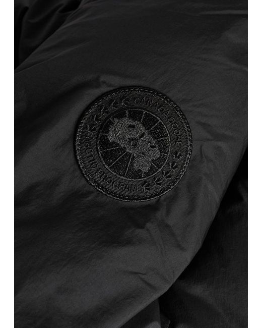 Canada Goose Black Chilliwack Quilted Hooded Nylon Jacket