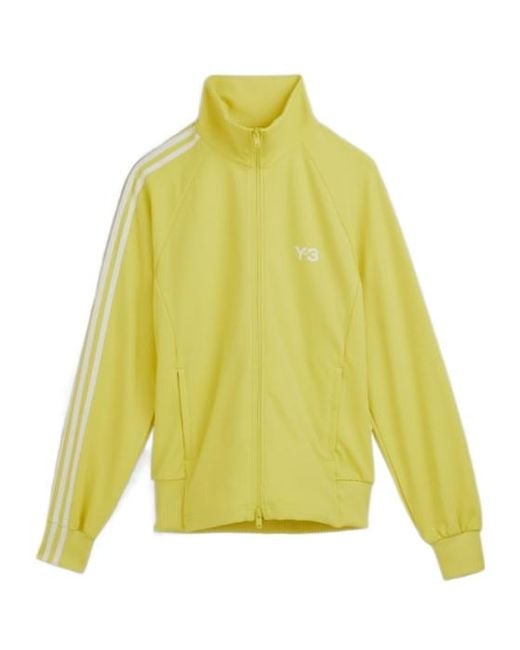 Y-3 Yellow 3-Stripes Track Top for men