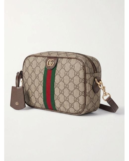 Gucci Brown Ophidia Small Camera Bag