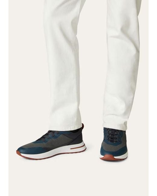 Loro Piana Black Week-End Walk Sneakers for men