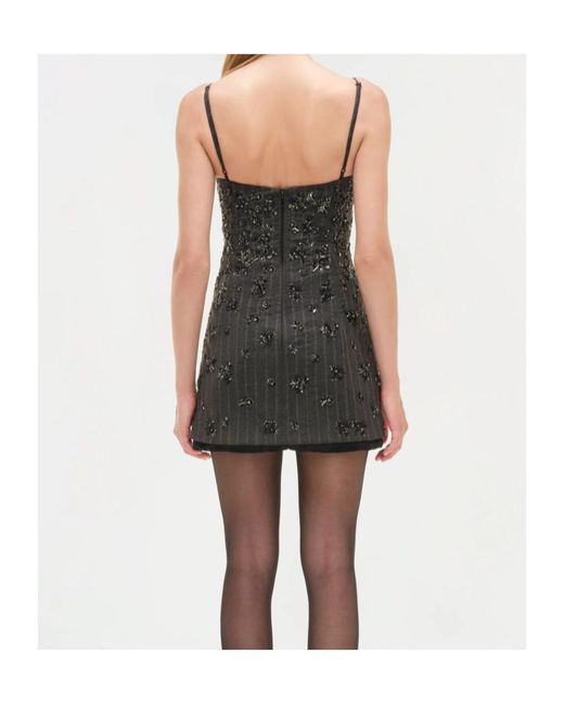 Jonathan Simkhai Black Anden Embellished Mini Dress