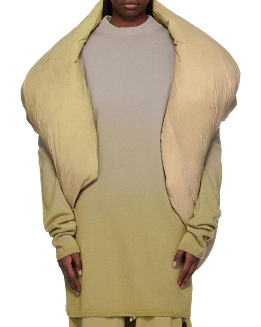 Moncler Green Rick Owens Donut Gradient Effect Jacket for men