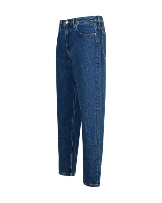 A.P.C. Blue Straight-Leg Slim-Cut Jeans for men