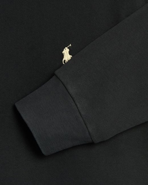 Polo Ralph Lauren Black Logo Detail Hoodie for men