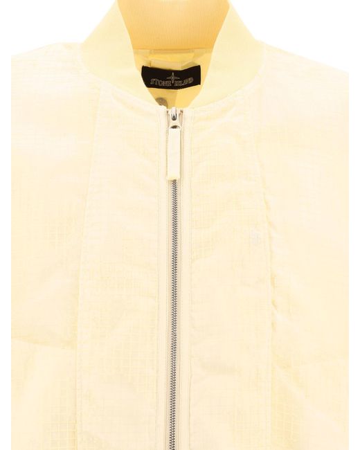 Stone Island Natural Shadow Project Zipped Bomber Jacket for men