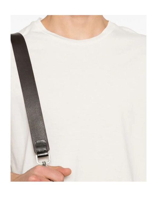 Roberto Collina White Short-Sleeved T-Shirt for men