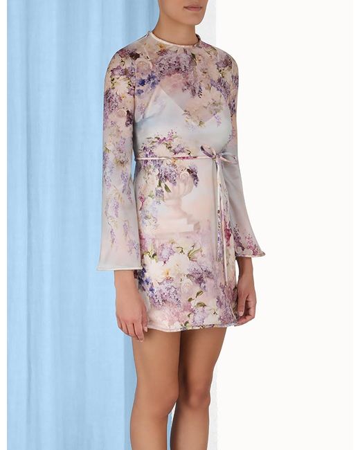Zimmermann Pink Long-Sleeved Dress