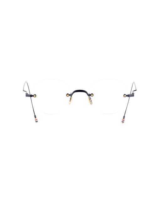 Thom Browne Multicolor Eyewear Round Frame Glasses