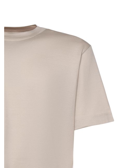 Eleventy White Relaxed Crew-Neck T-Shirt for men