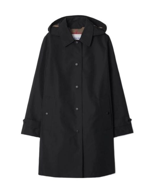 Burberry Black Long-Sleeved Trench Coat
