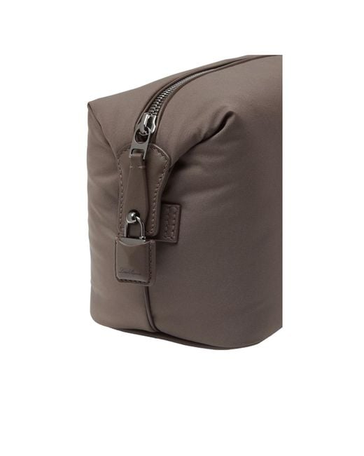 Loro Piana Brown Wind Pouch for men