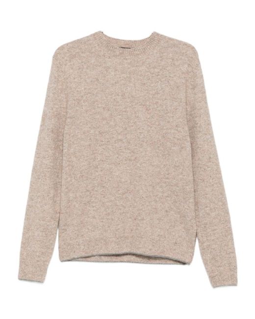 Dondup Natural Ribbed Knit Sweater for men