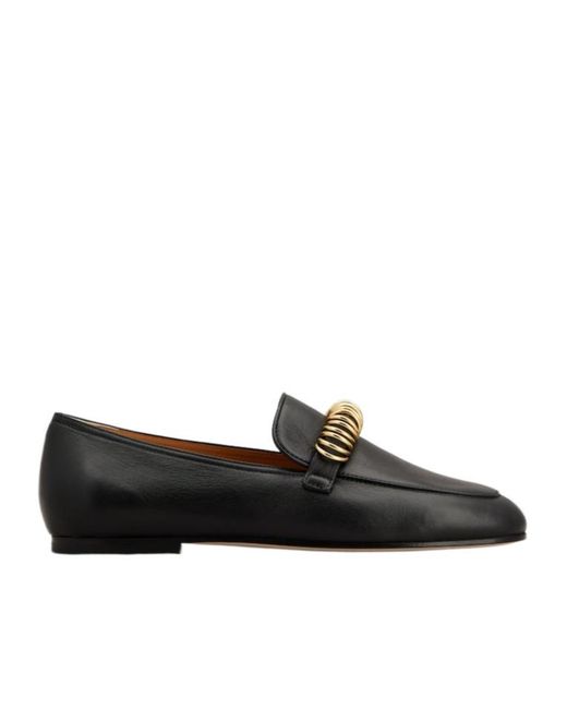 Tod's Black Round-Toe Slip-On Loafers