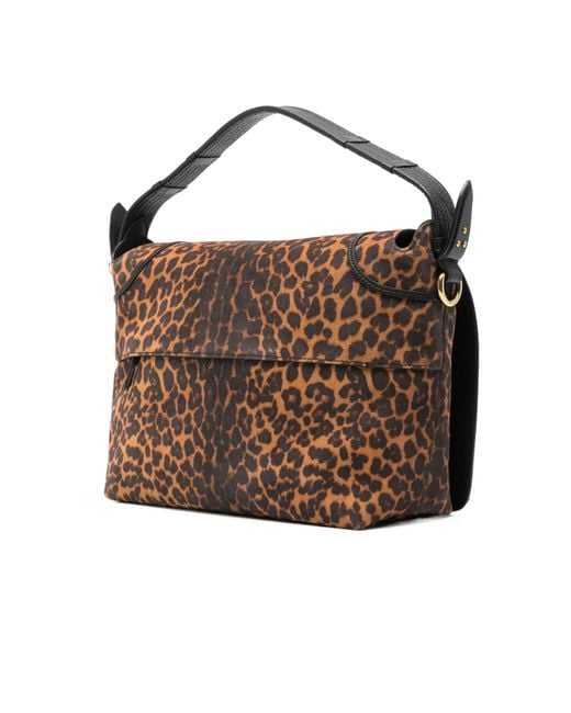 Jérôme Dreyfuss Brown Medium Pepito Tote Bag