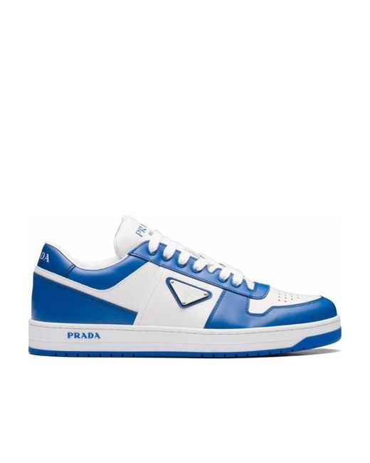 Prada Downtown Low top Sneakers in Blue for Men Lyst