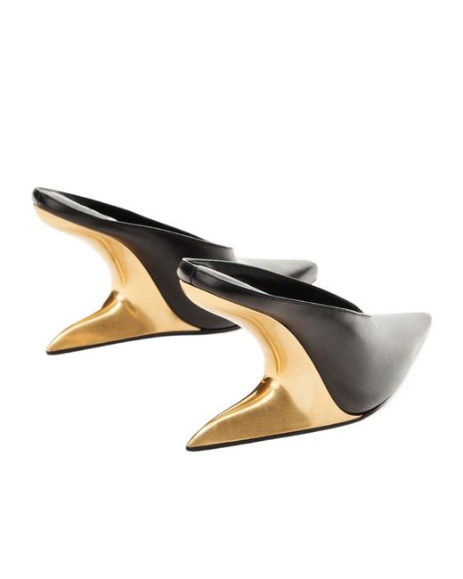 Alexander Wang Multicolor Boomerang Wedge Slides
