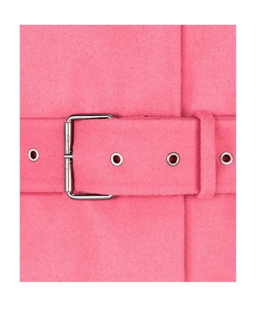Dior Pink Coat With Belt