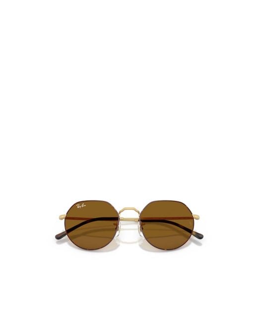 Ray-Ban Brown Jack Sunglasses for men