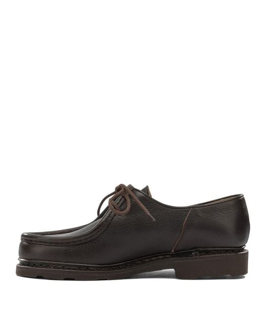 Paraboot Brown Lace-Up Loafers