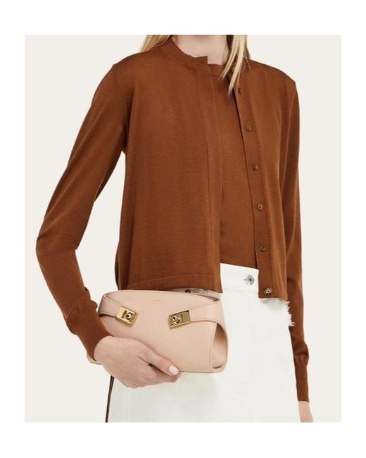 Ferragamo Natural Ferragamo Hug Crossbody Bag