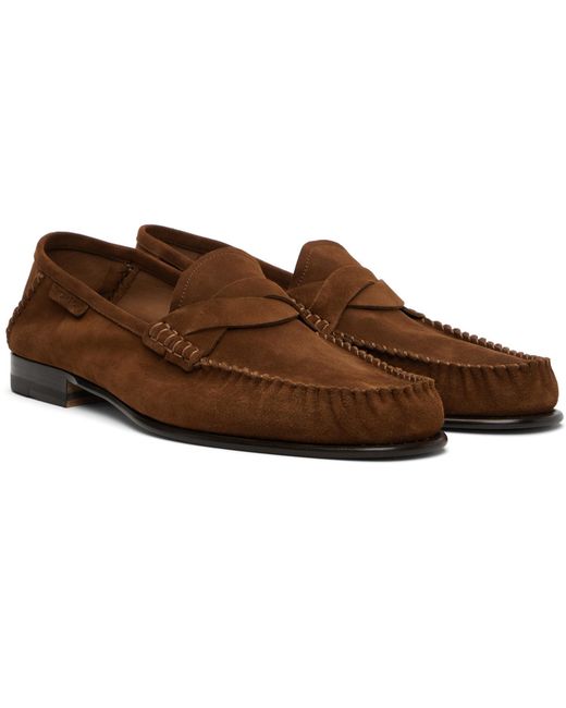 Tom Ford Brown Ripley Loafers for men