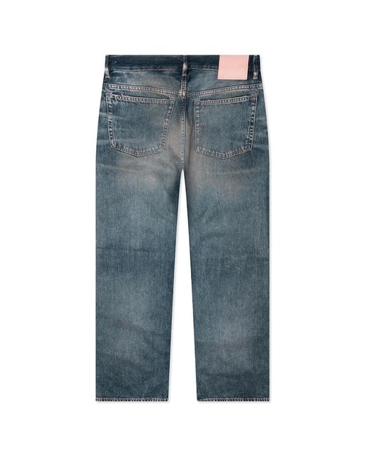 Acne Blue Waistband Denim Trousers for men