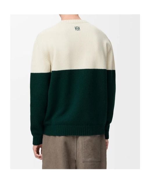 Loewe Green X Louis Wain Wool Sweater for men