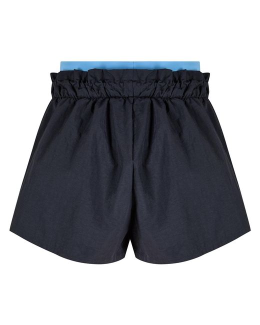Off-White c/o Virgil Abloh Blue Nylon Shorts