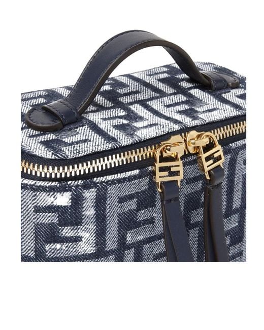 Fendi Multicolor Vanity Ff Jacquard Mini Shoulder Bag