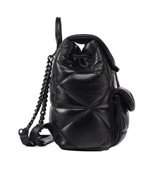 MCM Black Travia Backpack